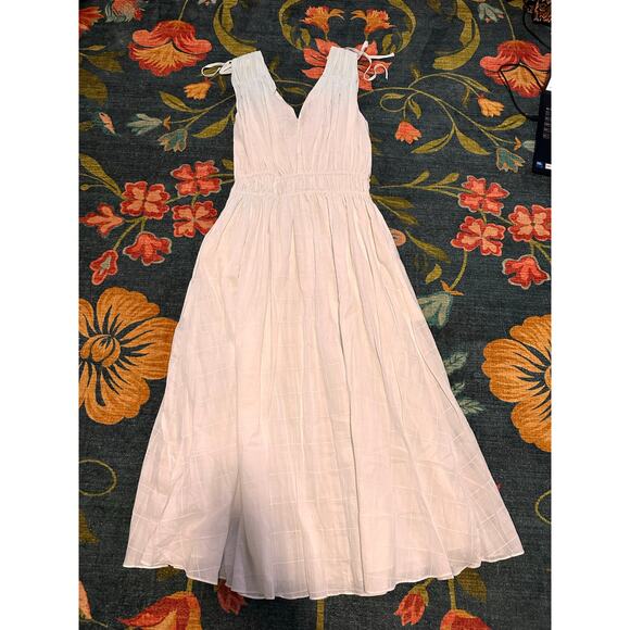 NWT Madewell Sophia Smocked Midi Dress Size 1X - Picture 5 of 9
